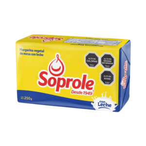 Margarina Vegetal Marca Soprole (250Grs)