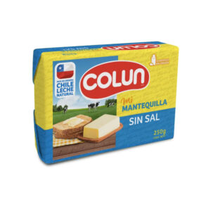 Mantequilla Sin Sal Marca Colun (250 Grs)